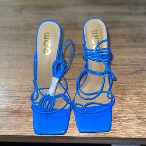 Blue heels